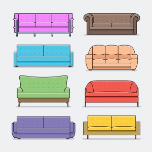 Verschiedene Sofas: Welches soll es denn sein? Welche Farbe, Form und Größe stehen zur Auswahl?  (#01)