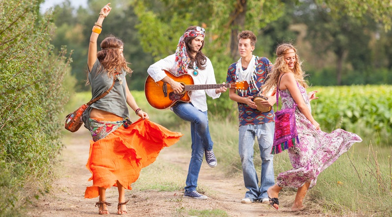 Hippie Party: Für dieses Motto sind der Kreativität keine Grenzen gesetzt. (Foto: Shutterstock-William Perugini_)