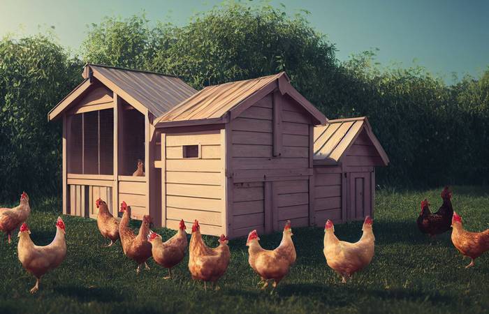 Baurechtlich betrachtet existieren zwei verschiedene Typen von Hühnerställen ( Foto: Adobe Stock-J)