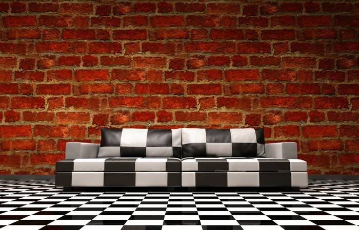 Wandgestaltung im Loft-Stil ( Foto: Adobe Stock- @nt)