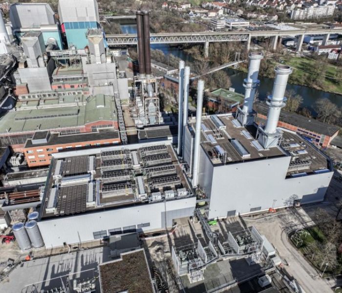 Das neue H2-ready Fuel-Switch Kraftwerk der EnBW (Foto: EnBW Energie Baden-Württemberg AG)