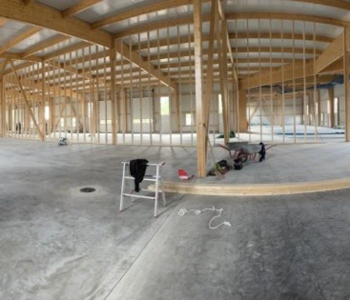 Der Innenbereich der Halle (Foto: KORODUR Westphal Hartbeton GmbH & Co. KG)