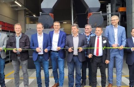 Neue Biomasseanlage in Hessental erzeugt nachhaltige Heizenergie für (Foto: Stadtwerke Schwäbisch Hall GmbH.)