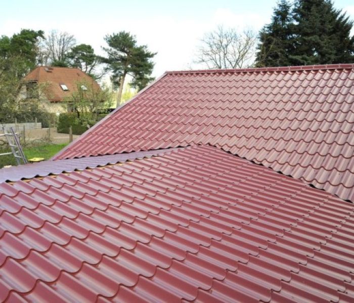 Schon fast fertig   nur die Firste fehlen noch (Foto: LUXMETALL Deutschland GmbH)