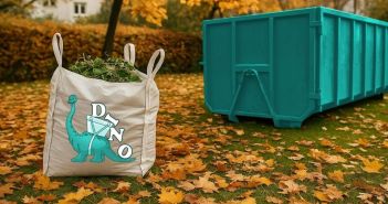Flexible Entsorgungslösungen für Herbstlaub und Grünschnitt in Berlin (Foto: DINO Containerdienst Berlin GmbH)