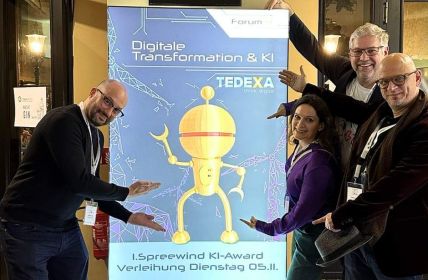 TEDEXA lädt Windfirmen ein: Zweiter KI-Award Goldener Humphrey (Foto: TEDEXA GmbH)